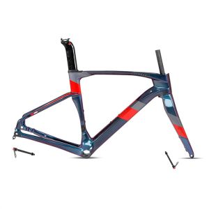 Cheap TWITTER 700C Lightweight Carbon Frameset 48CM Height For Bicycle wholesale
