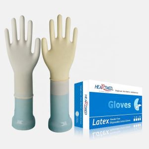 Water Resistant Disposable Protective latex Gloves Individual Packing