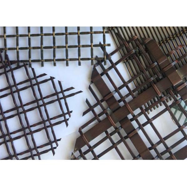 Architectural Woven 316 Stainless Steel Decorative Mesh For Hotel