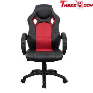 Cheap Black And Red Executive Racing Office Chair Breathable High Straight Back wholesale