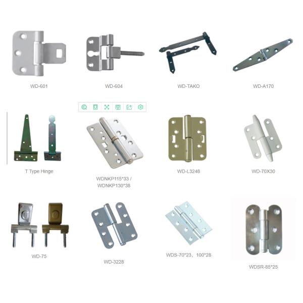 Wilda ODM Steel Door Hinge Windows Hinge European Type Powder Coating