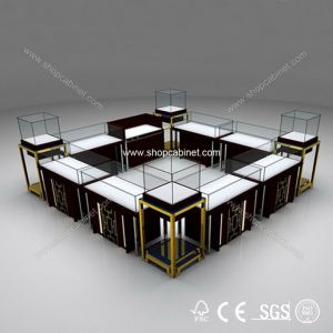Cheap Fashionable design glass showcase jewelry showcase wholesale