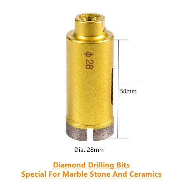 Stone 100mm Diamond Core Drill Bit , 68mm Sintered Diamond Drill Bits