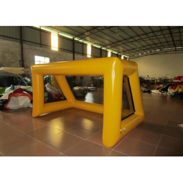 Digital Printing 0.55mm Pvc Tarpaulin Inflatable Football Games simple inflatable Soccer Door for practising