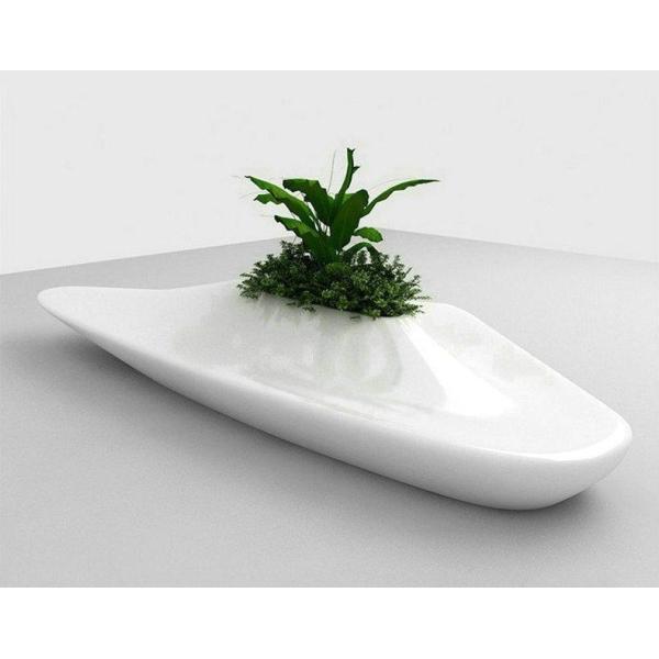 Handicraft Works Resin Garden Sculpture , Leisure Art Chair Sculptures Square Park