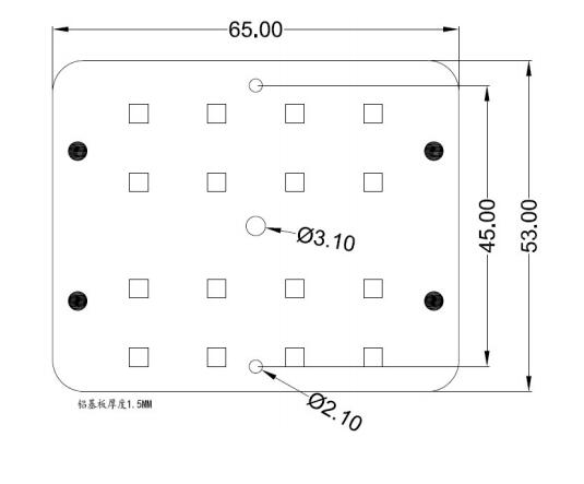 4 Series 4 Parallel LED Light Module PCB Board Eco Friendly For Outside Road Lamp