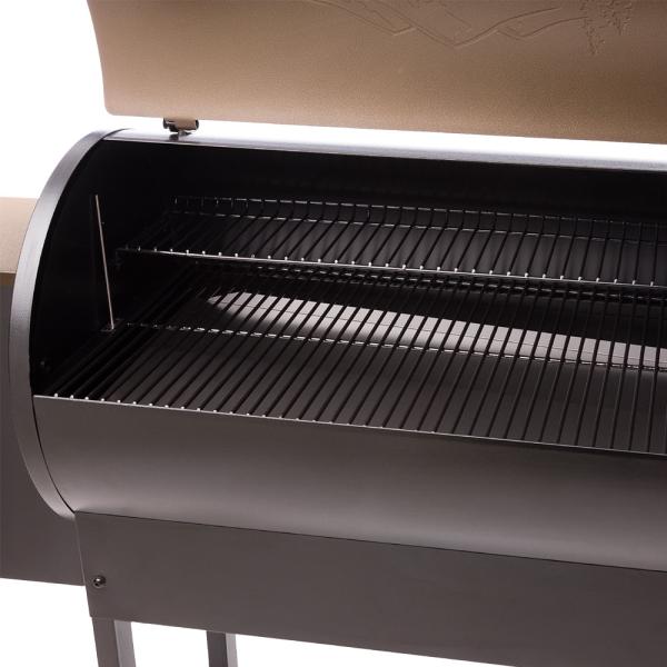 Outside Huge Wood Pellet Burning Grills Moveable Heavy Duty Offset