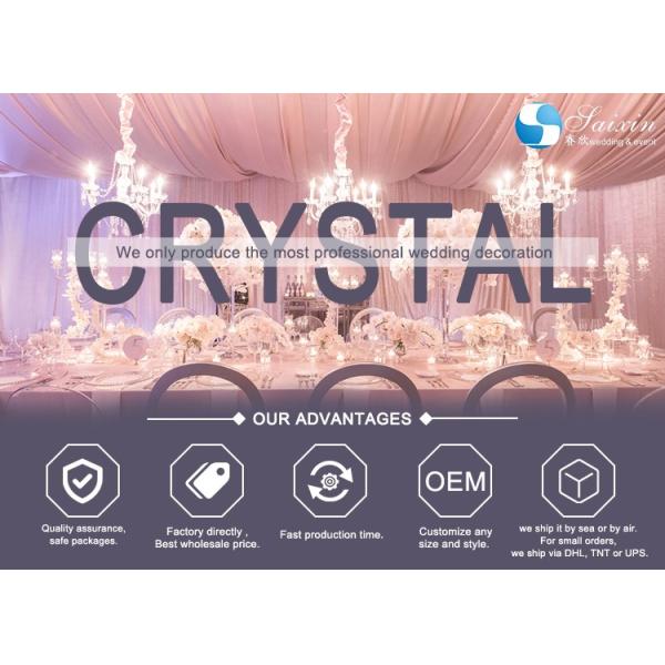 ZT-542 Luxury Crystal Flower Stand Centerpiece For Wedding Decor