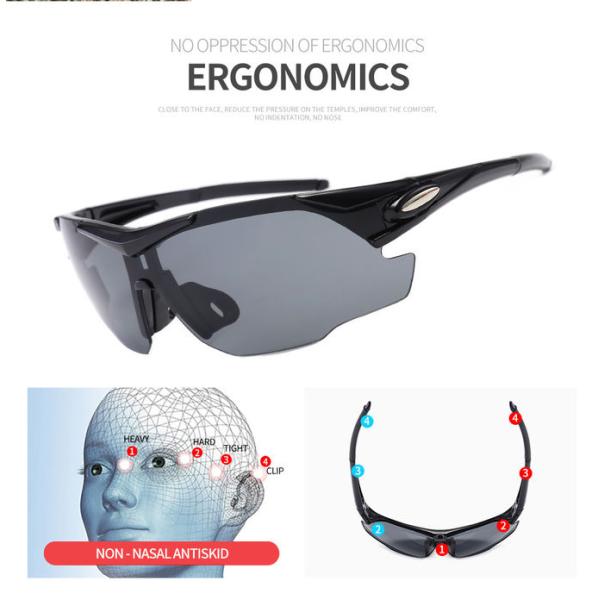 Cycling Rimless Shades Men BSCI 145MM Tiny Sports Sunglasses Adjustable