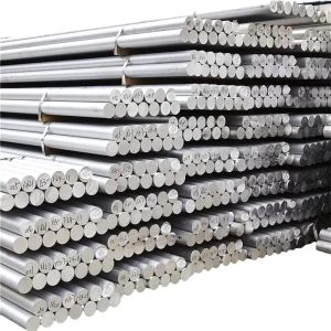 China Smooth Silver Aluminum Round Rod Hot Rolled  Solid Aluminum Rod on sale