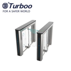 Swing barrier vehicle and pedestrian access control automatic systems pedestrian