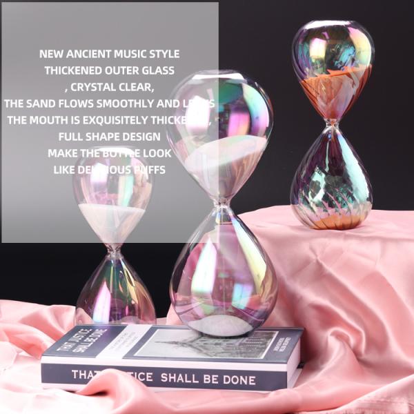 1 3 5 Minutes Glass Hourglass Tea Timer Country / Traditional Style