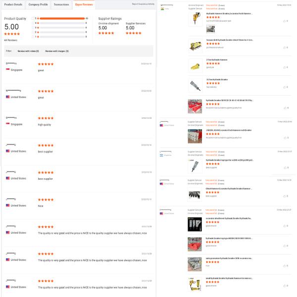 Hydraulic Repair Kits Break Hammer For Excavator Sb50 Breaker Pc 78