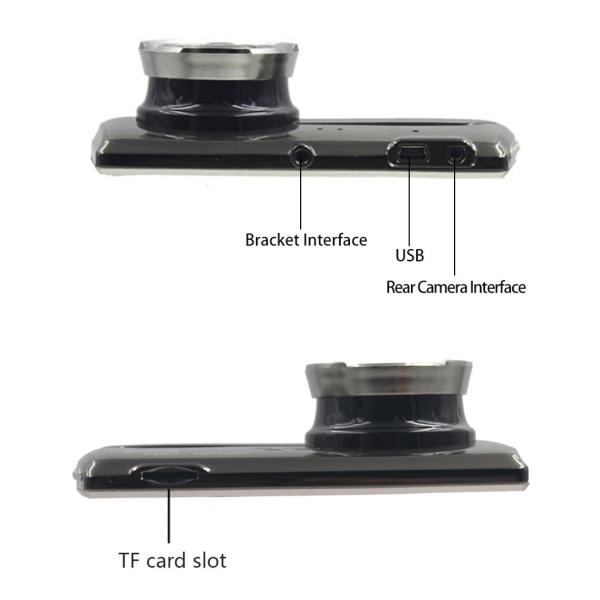 ODM 1080P Wide Angle Dash Cam Security Camera With Rechargeable Battery