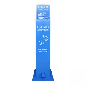 Cheap 5L Foot Pedal Activated Hand Sanitizer Dispenser Metal Floor Sanitiser Stand wholesale