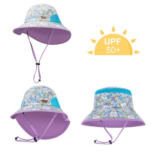 Cheap Summer Breathable Mesh Bucket Hat UPF 50+ Childrens Sunhats ODM wholesale