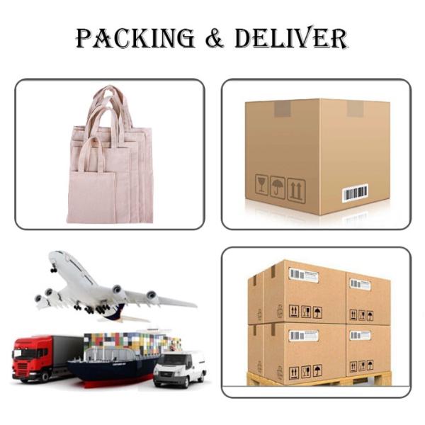 Recyclable CMYK Printing 100% Organic Cotton Tote Bag