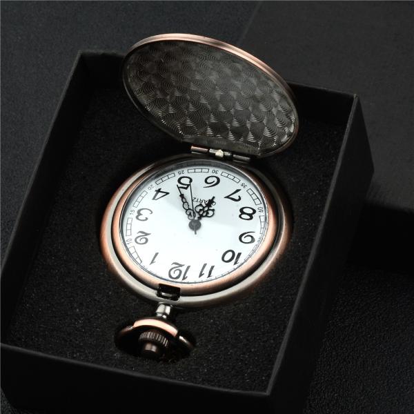 Multiusage Vintage Pocket Watch Clock , 3ATM Vintage Wind Up Pocket Watch