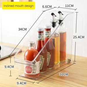 Cheap Clean Kitchen Clear Plastic Organizer Snack Storage Stackable wholesale
