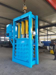 China 450kg Used Clothing baler for sale,Used clothes baler machine,Textile baling machines on sale