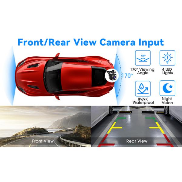 Wince 2 Din MP5 Car Stereo 7 Inch Touch Screen Radio With Universal Control