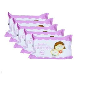 Cheap Disposable Water Wet Wipes Small Packing Spunlace Pure 80pcs Pack wholesale