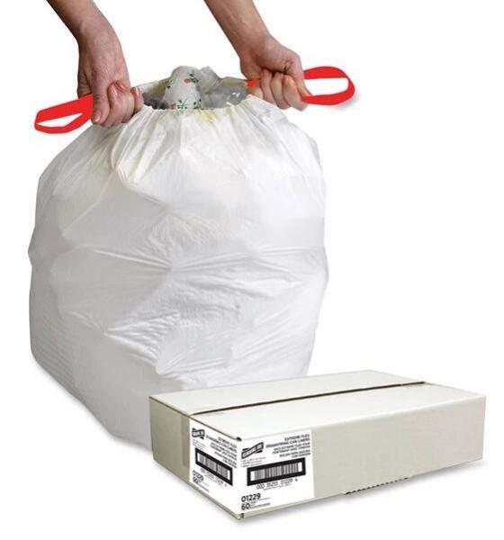 Promotional Disposable Compostable Plastic Bags Customized EPI D2W PLA Corn Starch