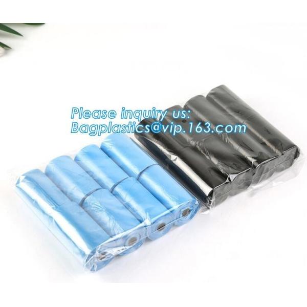 Nappy Baby Disposable Diaper Sacks, Degradable scented disposable baby diaper sack, green tie handle baby diaper sack