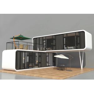 Combination Style And Comfort Prefabricated Bungalow Apple Cabin House