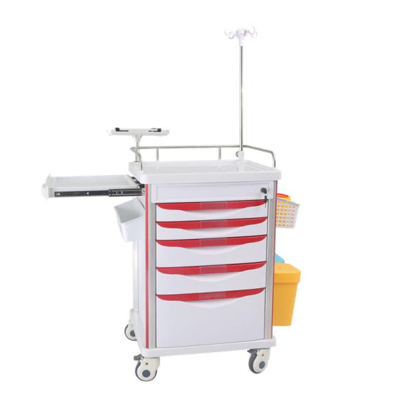 Quality Essential Medical Equipment Emergency Trolley For Hospitals Clinics for sale