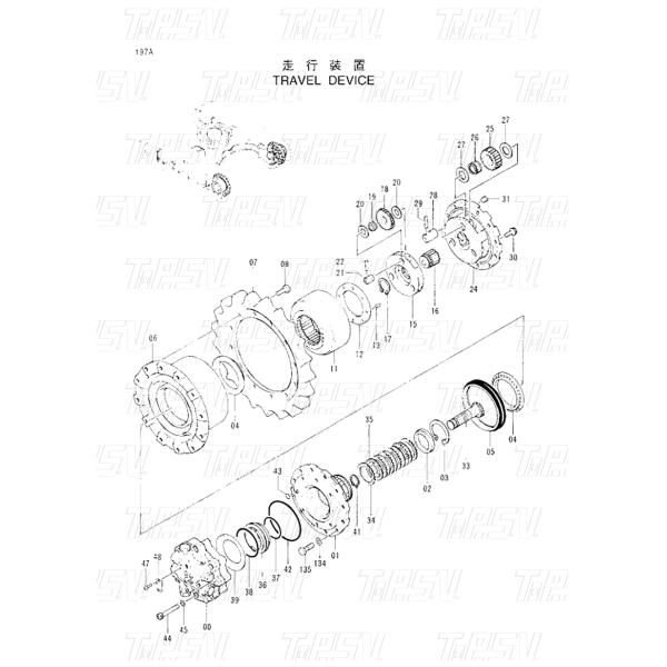 Hydraulic Excavation Equipment Final Drive Motors for Heavy Duty Applications Catalog 9111033 EX60-3