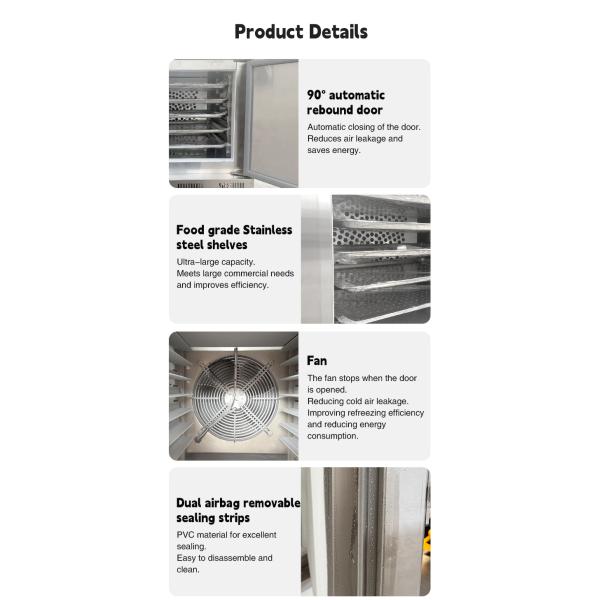 -45℃ Commercial Blast Freezer Industrial Shock Fast Quick Freezing Plate Blast Freezer Machine
