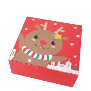 China Custom printed Christmas Cardboard Boxes Recycled Paper Folding Gift Box on sale