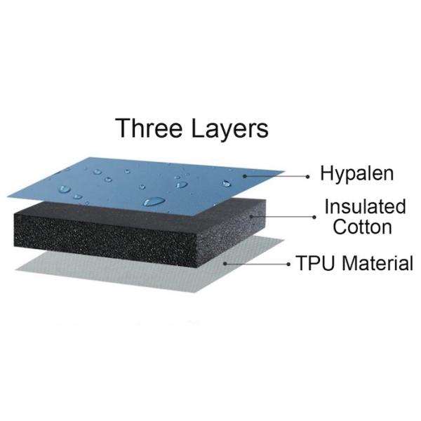 Light Grey TPU Insulated Cooler Bag Cool Camping Outdoor 20L 40x27x32CM