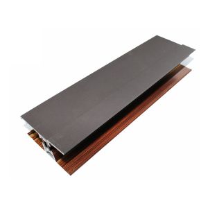 Cheap Wood Finished Kitchen Cabinet Profiles , Industrial Aluminum Extrusion Framing wholesale