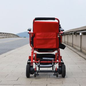 Lightweight Foldable Lithium Battery Electric Wheelchair With Brushless Motor