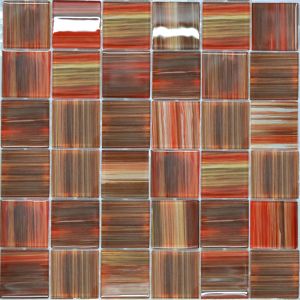 Cheap Hand drawing crystal glass mosaic kitchen tiles wholesale
