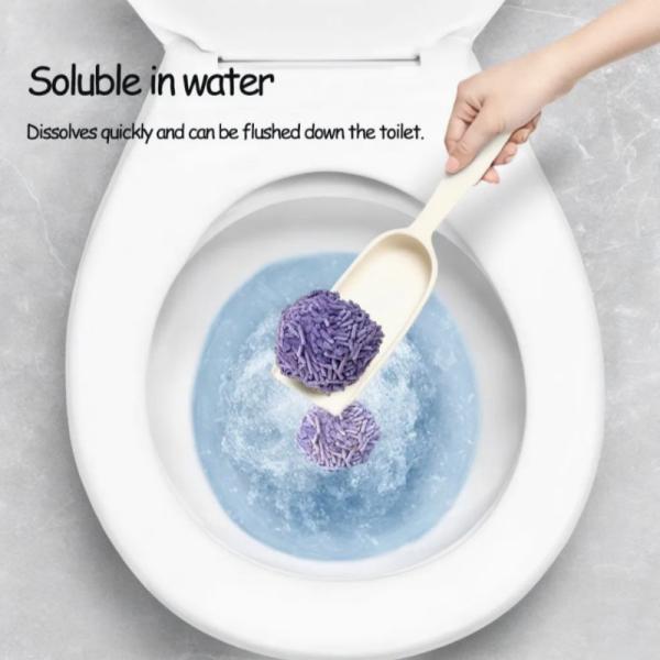 ISO9001 Certified Lavender Cat Litter with Strong Odor Control and High Absorbency