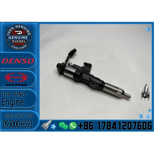 J08E Diesel Fuel Injector 095000-6593 23670-E0010 095000-6594 095000-6592 for SK330-8 SK350-8 Excavator