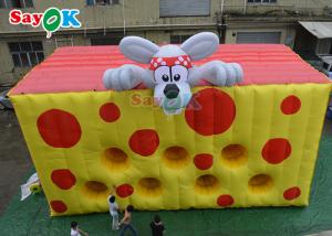 Cheap PVC Tarpaulin Inflatable Sports Games Inflatable Cheese Barriers wholesale