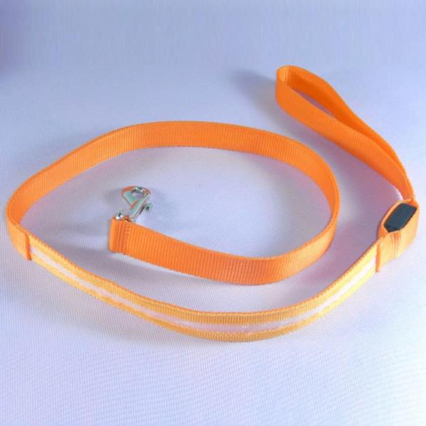 LED Lighted Dog Leash Night Safety Training Pet Lead Leashes