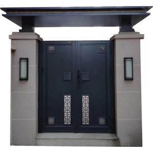 Aluminum Elegant Outdoor Sliding Gate With Automatic Opening Pattern