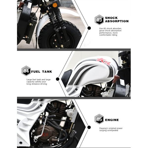 Adult 150cc Gasoline Heavy Duty Five Wheels Cargo Tricycle with Maximum Speed 50-70Km/h