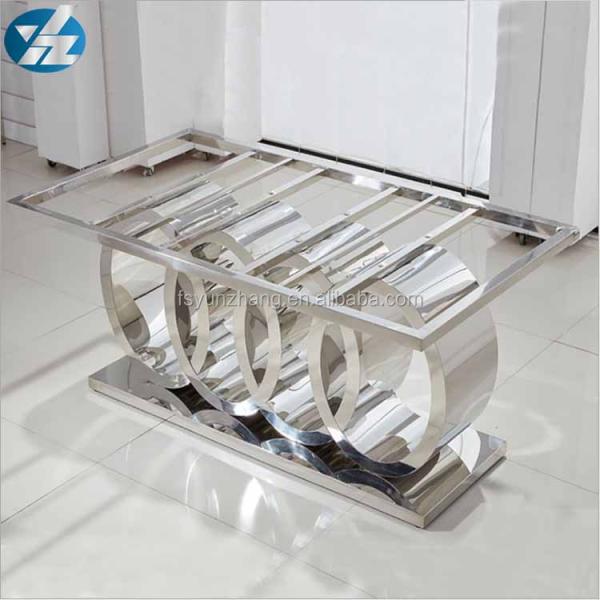 Heavy Base Luxury Modern Dining Tables Black Glass Top Dining Table L200xW100xH75cm