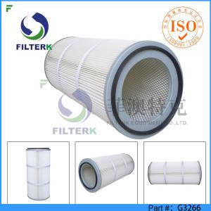 Cheap Spunbond Polyester Nonwoven Air Filter Cartridge 99.9% Efficiency wholesale