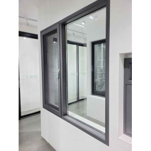Home Casement Windows Aluminium Glass Window 4mm-12mm Glass Thickness