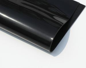 China Black Color Silicone Rubber Sheet Smooth Surface 1.0 / 1.2m Width 10m Length on sale