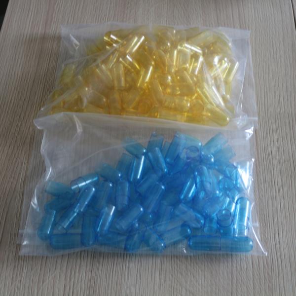 14mm 2ml Single Pill Container PS Plastic Bottle With Metal Cap