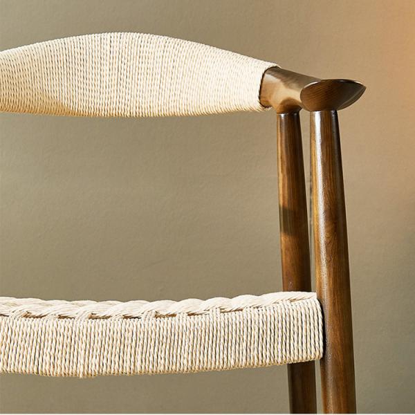 Modern Minimalist Wood Dining Chair Nordic Villa OX Horn Dining Chair 200kg