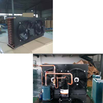 Island Freezer Air Cooled Evaporator Coils Hydrophilic